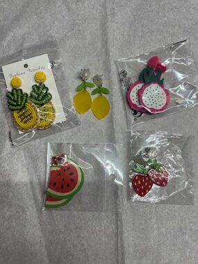 Tutti Frutti Earring Lot